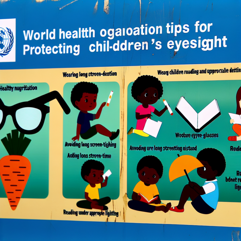 نصائح من الصحة العالمية لحماية نظر الأطفال نصائح من الصحة العالمية لحماية نظر الأطفال