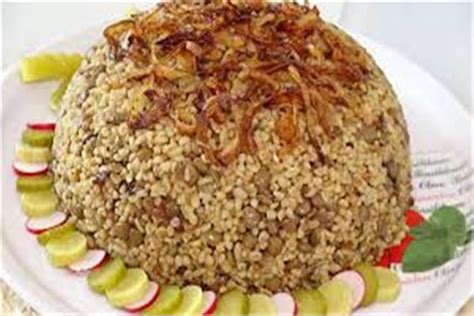 طريقة عمل مجدرة الأرز اللبنانية طريقة عمل مجدرة الأرز اللبنانية