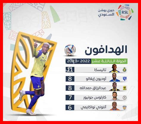 قائمة هدافين الدوري السعودي قائمة هدافين الدوري السعودي
