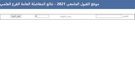 مفاضلة البكالوريا العلمي 2024 – 2025 حلب مفاضلة البكالوريا العلمي 2024 - 2025 حلب