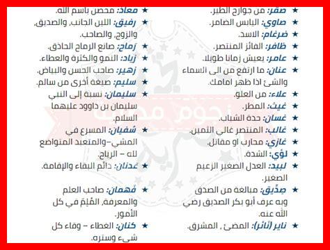 أسماء أولاد قوية المعنى