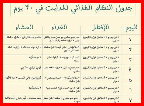 برنامج انقاص الوزن في رمضان