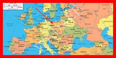 بولندا خريطة أوروبا
