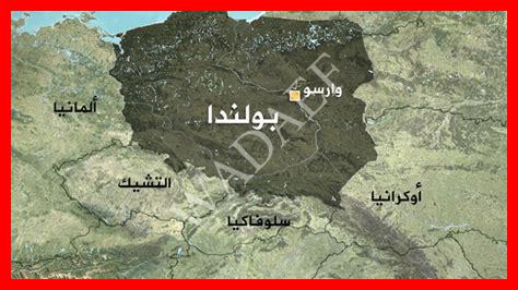 خريطة بولندا وبيلاروسيا