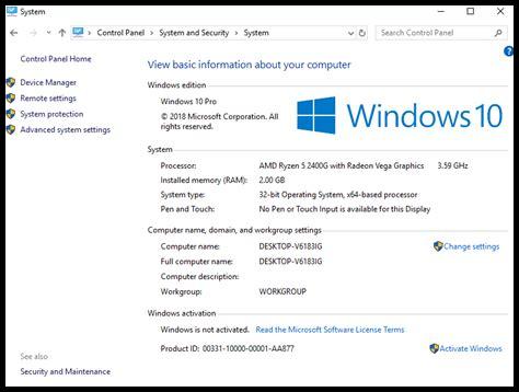 معرفة مواصفات الكمبيوتر