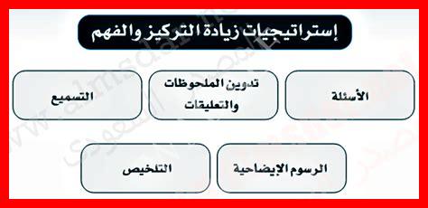 من استراتيجيات زيادة التركيز والفهم