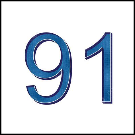 91 رقم الهاتف