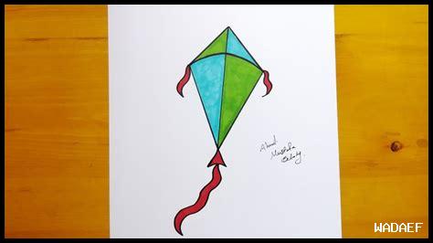 رسم طائرة ورقية للاطفال رسم طائرة ورقية للاطفال