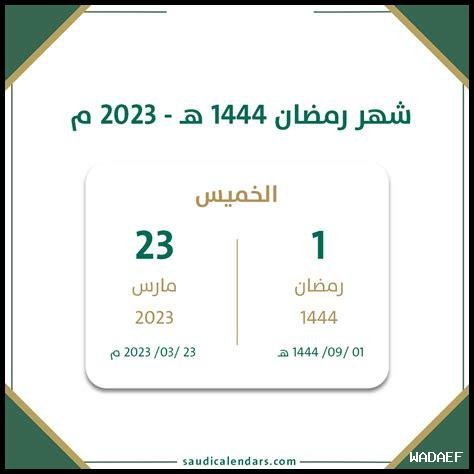 متى يكون رمضان في سنة 2025